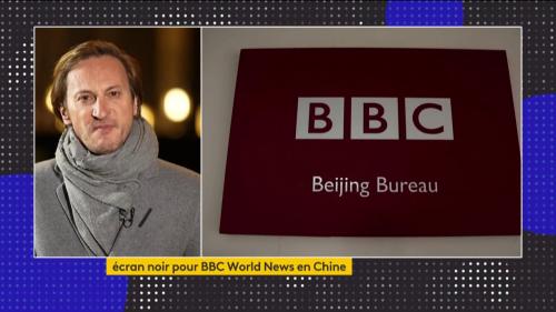 Écran noir pour la chaîne anglaise BBC World News en Chine