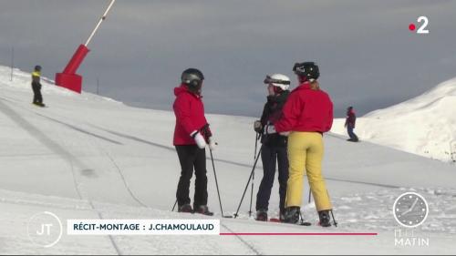 Savoie : à Courchevel, une piste de ski accessible... en voiture