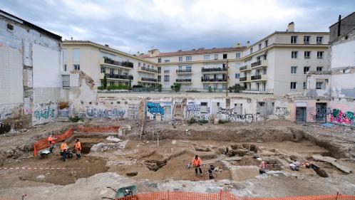 À Nîmes, deux maisons romaines aux décors remarquables mises au jour