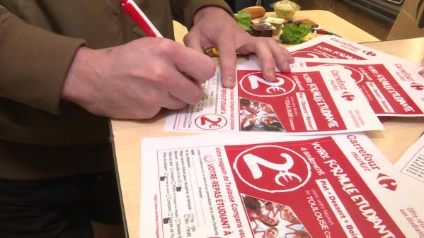 A Toulouse, un supermarché propose aux étudiants des menus complets à seulement deux euros