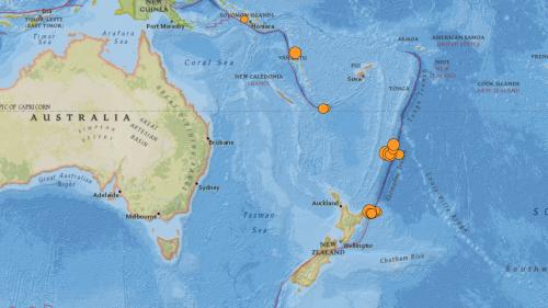 Pacifique-Sud : alerte au tsunami après un séisme au large des îles Kermadec