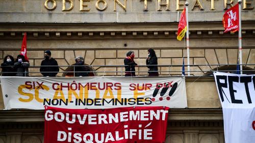 Des intermittents du spectacle occupent le théâtre de l'Odéon pour réclamer une prolongation de leurs droits