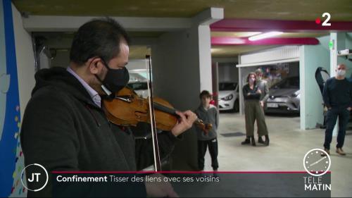 Covid-19 : à Lyon, quand les voisins transforment leur parking en lieu de convivialité