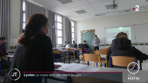 Covid-19 : dans les lycées, une jauge de 50% d'élèves pour lutter contre l'épidémie