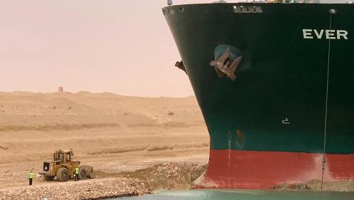 Canal de Suez : le porte-conteneurs 