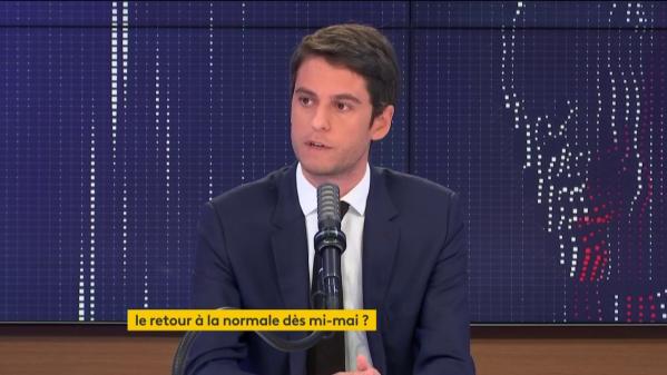 Covid-19 : Gabriel Attal confirme avec prudence le calendrier évoqué par E. Macron pour le déconfinement