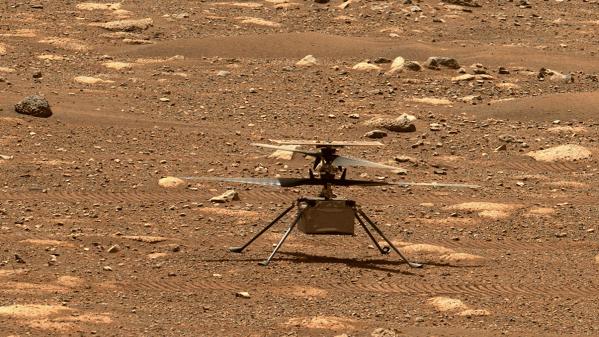 Espace : Ingenuity, le premier mini-hélicoptère à voler sur la planète Mars