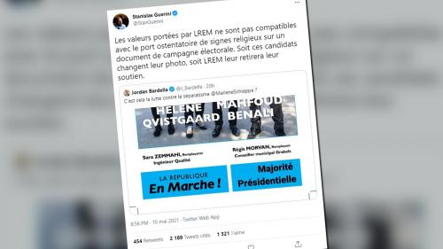 Tweet de Stanislas Guerini : pourquoi une femme voilée a le droit d'être candidate (et même élue)