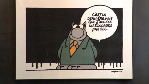 Le Chat de Philippe Geluck prolonge sa visite du musée Soulages jusqu'en septembre