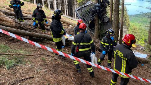 Chute d'un téléphérique en Italie : 