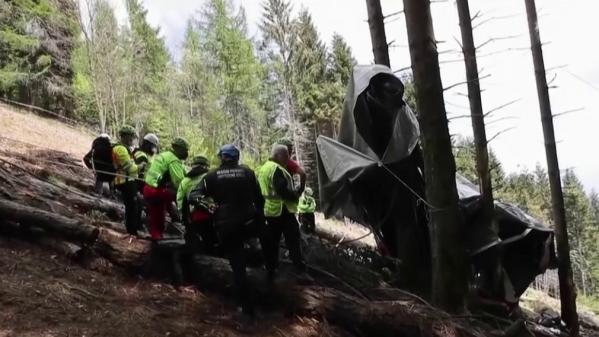 Italie : trois personnes accusées d'avoir délibérément désactivé le freinage d'urgence du téléphérique de Stresa