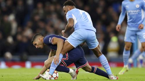 Manchester City-PSG : Hakimi et Mendes submergés, Neymar frustré et frustrant... Les notes des Parisiens