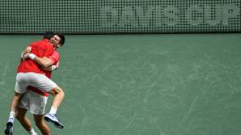 Coupe Davis : Novak Djokovic porte la Serbie vers les demi-finales