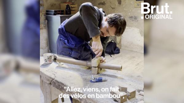 VIDEO. Il fabrique des vélos... en bambou