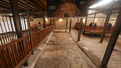 Des vestiges restaurés d'une église byzantine, inaugurés à Gaza