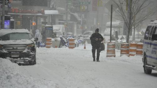 Une tempête de neige 