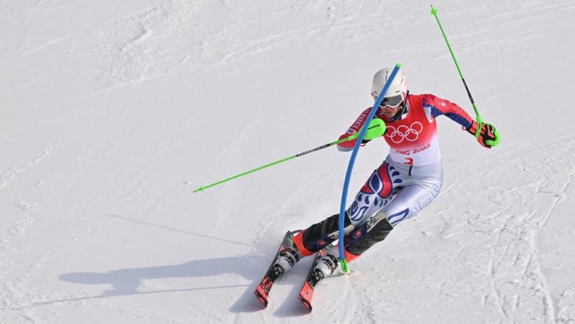 JO 2022 : médaillée d'or en slalom, Petra Vlhova enfin sur le toit du monde