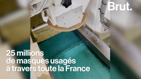 VIDEO. Cette entreprise a transformé plus de 25 millions de masques en objets