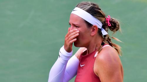 Indian Wells : la Biélorusse Victoria Azarenka fond en larmes en plein match