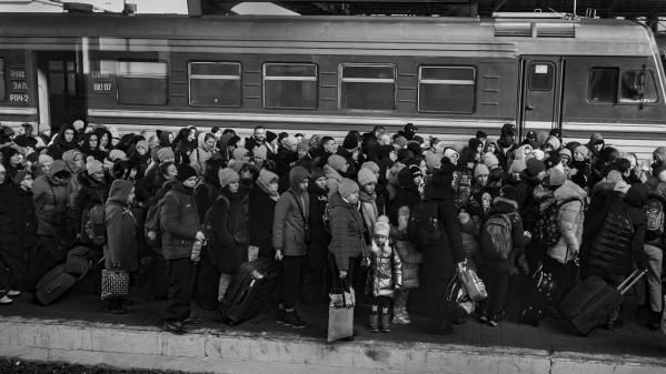 Photo hebdo : le photographe franco-américain Peter Turnley a suivi des réfugiés ukrainiens