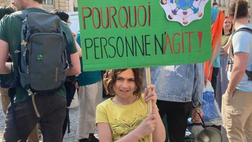 À Paris, le mouvement Youth for Climate dans les rues pour réclamer des changements concrets en matière de politique climatique