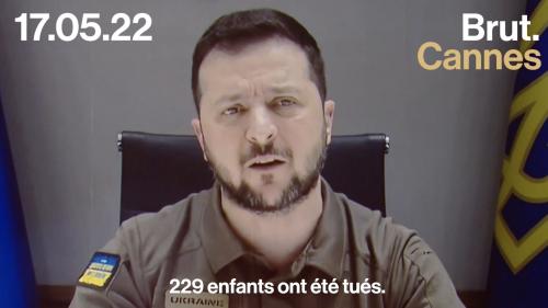 VIDEO. Les mots de Zelensky lors de la cérémonie d'ouverture de Cannes