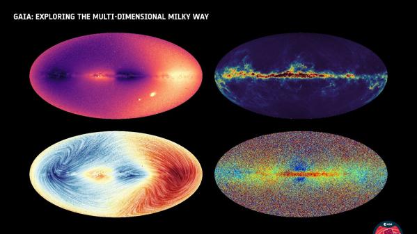 Espace : le satellite Gaïa dévoile une cartographie de la Voie lactée, la plus précise jamais réalisée