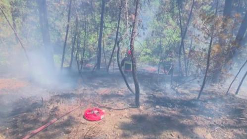 Gard : le feu n'est pas totalement fixé à Bessèges