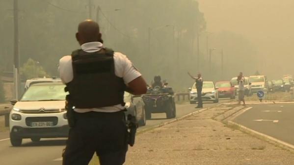 Incendies en Gironde : le département passe en vigilance rouge