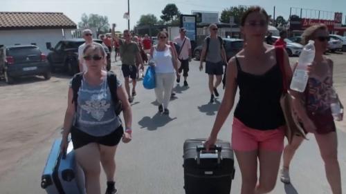 Incendies en Gironde : une attente interminable pour les vacanciers sinistrés