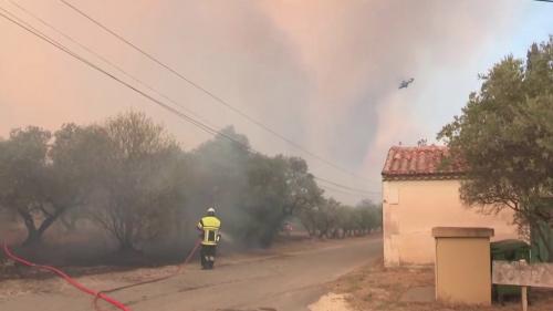 Incendies de Tarascon : des Canadair arrivent de Grèce en renfort