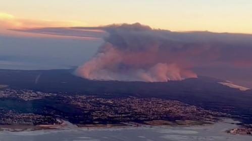 Incendies en Gironde : les flammes ne progressent plus à La Teste-de-Buch