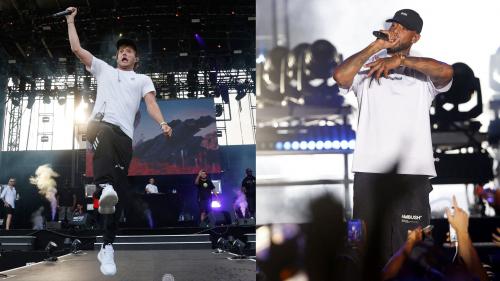 Entre clash et cordon de CRS, les rappeurs Booba et Vald n'ont cessé de se provoquer aux Francofolies de La Rochelle