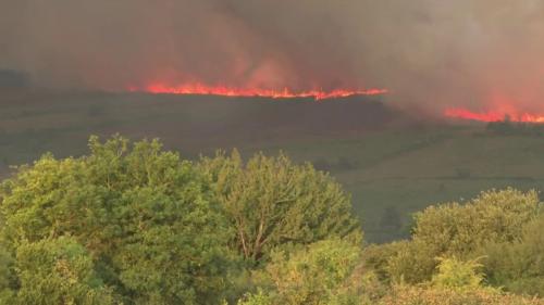 Bretagne : les incendies touchent les Monts d'Arrée