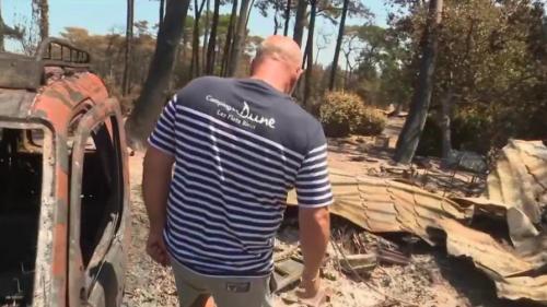 VIDEO. Incendies en Gironde : l'heure des premiers retours à domicile et des premiers constats