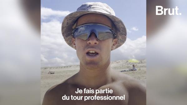 VIDEO. Il est professeur de surf pour l'été