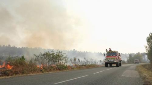 Incendies en Gironde : la météo attise les flammes