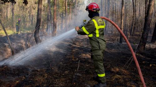 Incendie en Gironde : avant des 