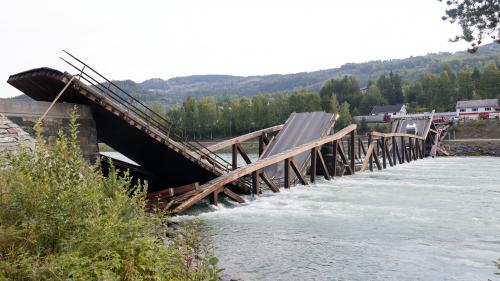 Norvège : un pont routier s'effondre, pas de victime