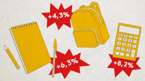 INFOGRAPHIES. Manuels scolaires, cahiers, calculatrices... Les produits de la rentrée scolaire ne sont pas épargnés par l'inflation