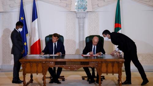 Emmanuel Macron en Algérie : signature d'une déclaration commune entre Paris et Alger pour une dynamique 