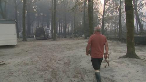 Incendie en Gironde : miraculés, un pêcheur et sa femme ont tout perdu