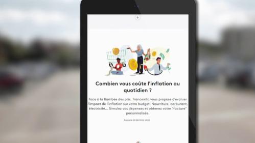Pouvoir d'achat : le site franceinfo.fr propose un simulateur pour calculer l'impact de l'inflation