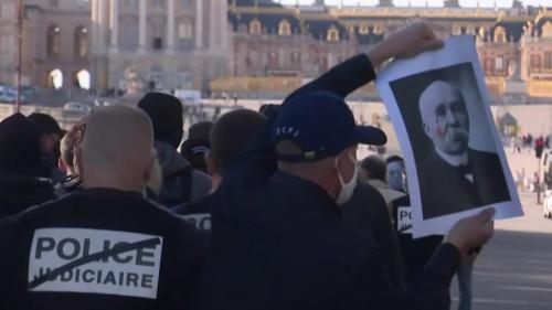 Réforme de la police : inquiets, les agents protestent dans les rues