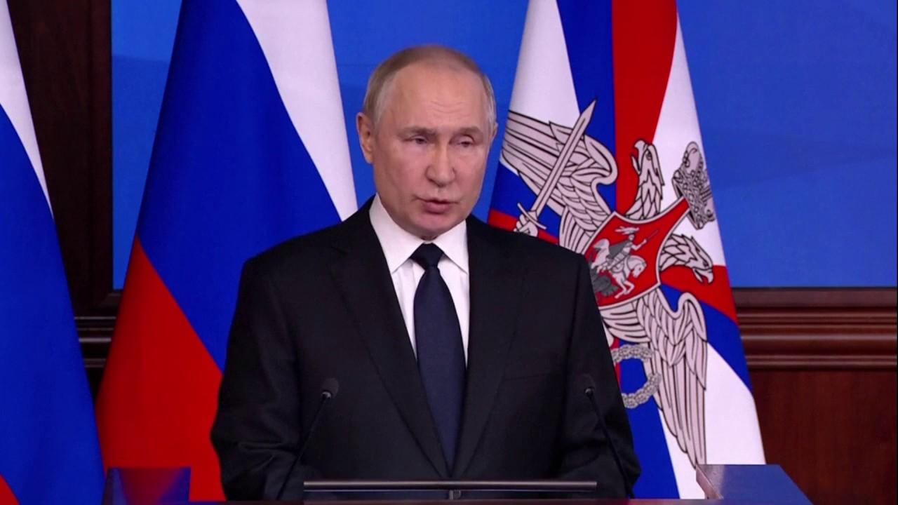 Russia “is ready to provide its armed forces with everything they need,” says Vladimir Putin