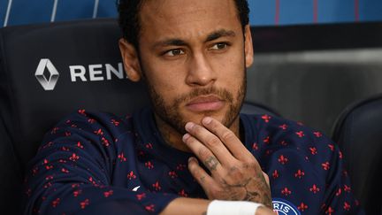 Neymar lors du match PSG-Monaco au Parc des Princes à Paris, le 28 juillet 2019.&nbsp; (ANNE-CHRISTINE POUJOULAT / AFP)