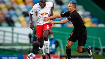 Upamecano a été l'homme du match de ce quart de finale (ANTONIO COTRIM / LUSA)