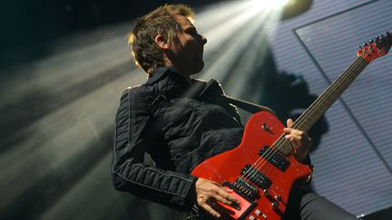 Matthew Bellamy de Muse, très attendu aux Vieilles Charrues. Ici sur scène le 19 juin 2015.
 (Evgenya Novozhenina / RIA Novosti)