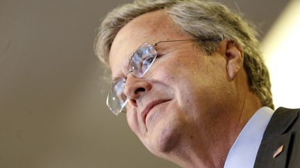 Le candidat à la primaire Jeb Bush, le 2 novembre 2015 à Tampa, en Floride (Etats-Unis). (BRIAN BLANCO / GETTY IMAGES NORTH AMERICA / AFP)