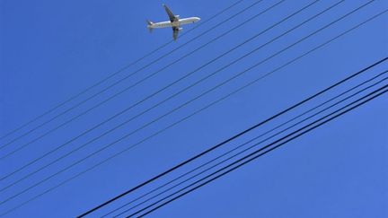 Un avion amorçant sa descente vers l'aéroport de Nantes-Atlantique (28/06/2008) (AFP / Frank Perry)